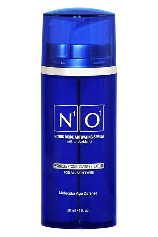 Nitric Oxide Activating Serum with Antioxidants | Hydrating Serum For Face | Decreases Wrinkles | Pore Minimizer | Improves Skin Texture | Helps Dark Spots | 1 Fl Oz, 30ml-GlimoraGlow