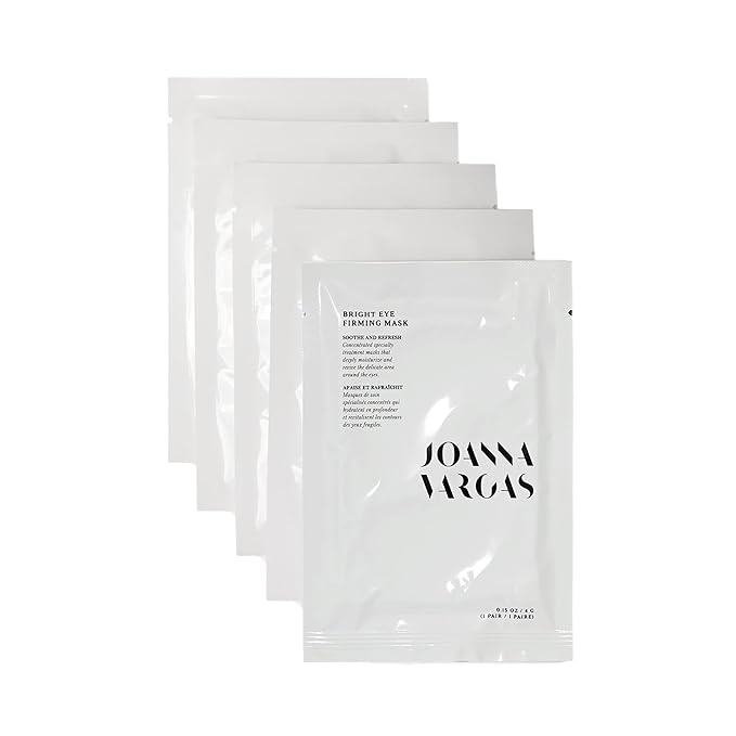 Joanna Vargas Eye Gel Mask – Hydrating Under Eye Patches with Hyaluronic Acid & Chamomile – Depuffing Eye Mask for Dark Circles, Puffiness & Fine Lines – Gel Eye Pads for Women – 5 Pairs-GlimoraGlow