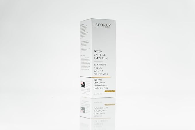 Advance Caffeine 5% + EGCG Serum for Brighter Eyes - Powerful Eye Contour Serum for Reduces Puffiness, Dark Circles, and Pigmentation - Hydrating and Smoothing Formula - LACOMUS Australia-GlimoraGlow