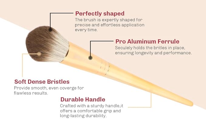 8pcs Gold Makeup Brush Set for All Skill Levels Easy Clean Soft Lint Free Brushes Travel Friendly Kit Foundation Powder Eyeshadow Blush Contour-GlimoraGlow