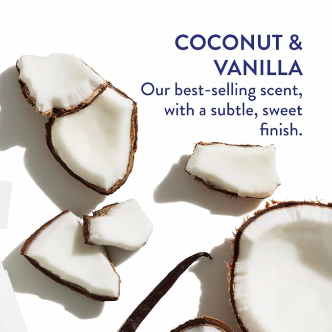 Native Body Wash Contains Naturally Derived Ingredients | For Women & Men, Sulfate, Paraben, & Dye Free Leaving Skin Soft and Hydrated | Coconut & Vanilla 18 oz - 2 Pk-GlimoraGlow