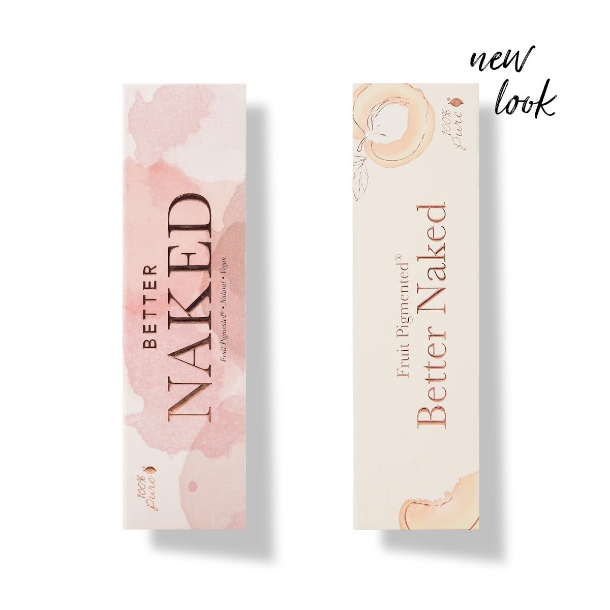 100% PURE Better Naked Makeup Palette All in One Compact 3 Eyeshadow, Blush, Face Highlighter, Fruit Pigmented Natural Nude Neutral Look for All Skin Types - Vegan (Soft Rose, Taupe, Beige Tones)-GlimoraGlow