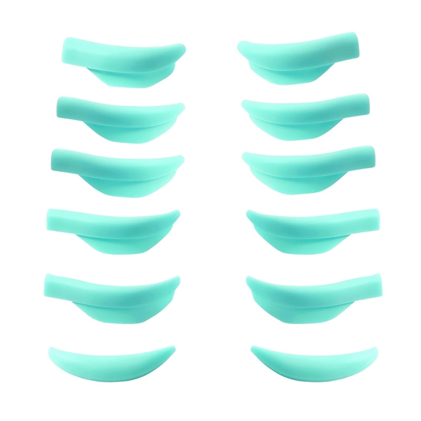 Eyelash Lift Pads Lash Lift Rods Green Eyelash Perm Silicone Pads 9 Sizes 18 Piece Reusable Soft Lash Lift Shields for Different Length Eyelashes Perfect Lifting-GlimoraGlow