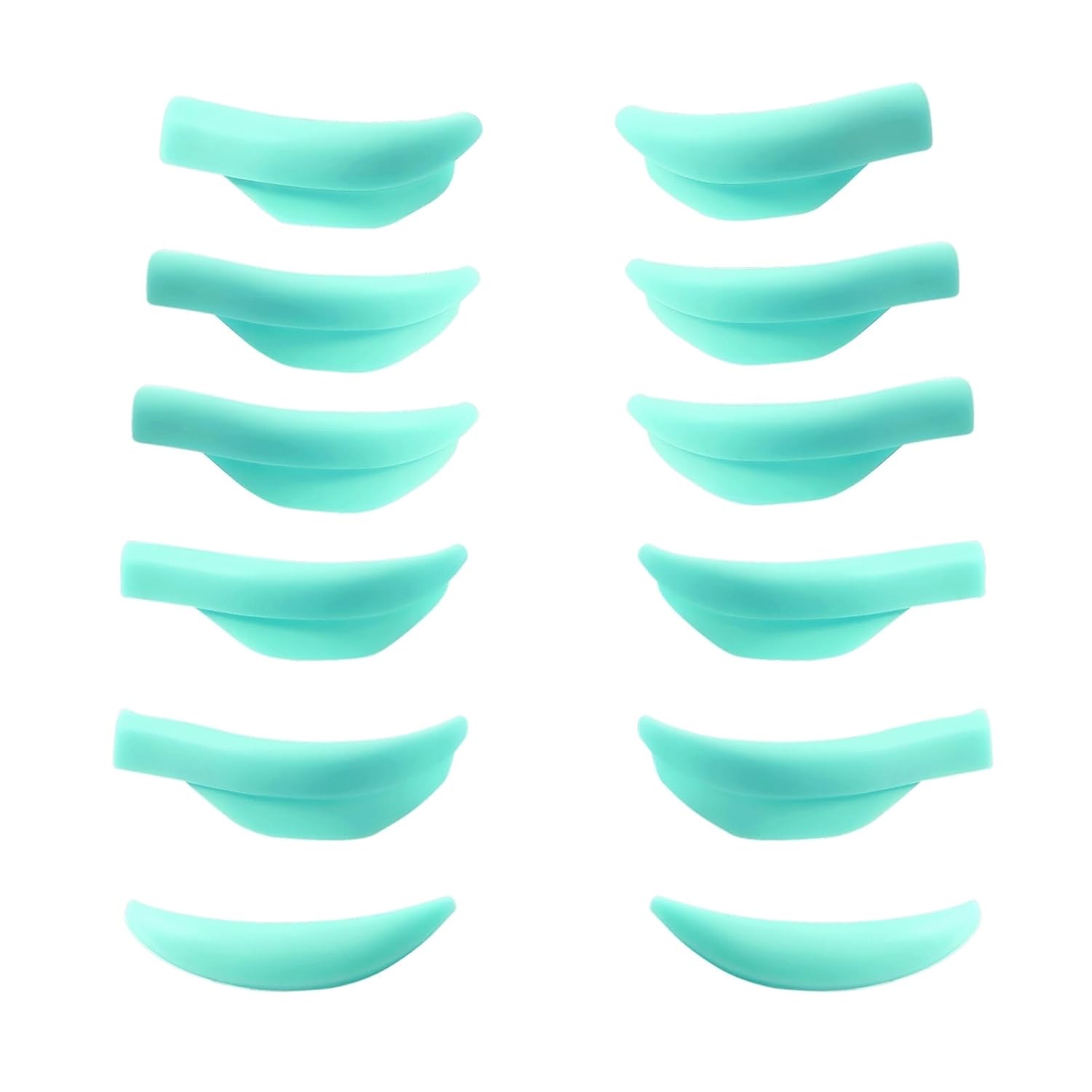 Eyelash Lift Pads Lash Lift Rods Green Eyelash Perm Silicone Pads 9 Sizes 18 Piece Reusable Soft Lash Lift Shields for Different Length Eyelashes Perfect Lifting-GlimoraGlow