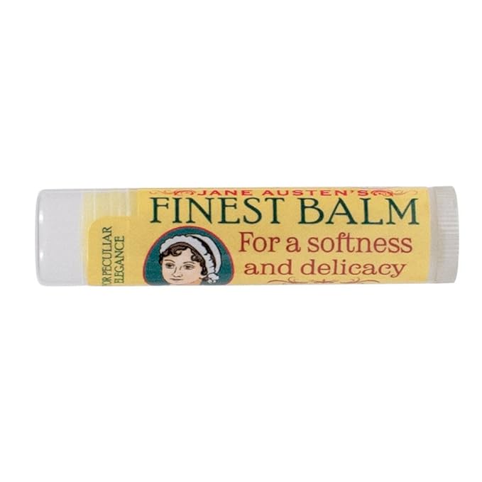 Jane Austen's Finest Balm, Lip Balm Tube, Peppermint Flavored - Cruelty-Free and Made in the USA from Natural and Imported Ingredients-GlimoraGlow