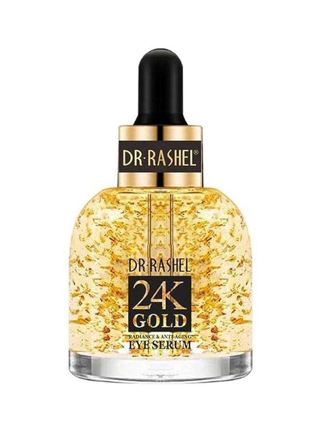 24K Gold Radiance Collagen & Anti - Aging Eye Serum, Helps To Reduce Wrinkle, Under eye Puffiness & Dark Circles, Size 1.01 Fl Oz (Pack Of 1)-GlimoraGlow