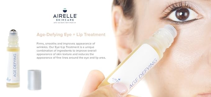 Airelle Age-Defying Eye and Lip Treatment | Anti Aging, Helps Reduce Wrinkles, Fine Lines | Dermatologist Recommended | Hyaluronic Acid, Berrimatrix | Natural Ingredients | .3 Fl Oz-GlimoraGlow