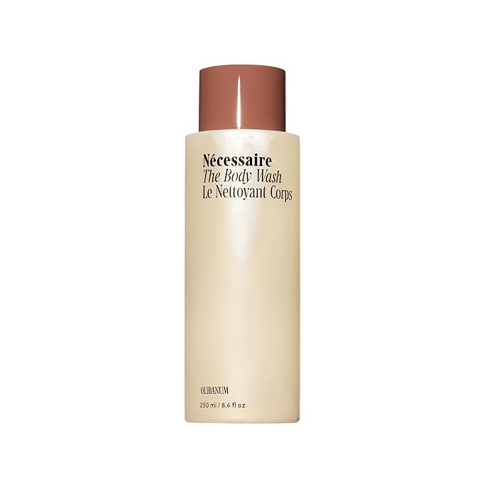Nécessaire The Body Wash Olibanum. Natural Body Wash for Women + Men. Radiance Cleanse. Multi-Enzyme Gel Cleanser for Dull Skin. Notes of Vanilla, Fig Leaf, and Cassis Buds. 8.4 Fl Oz.-GlimoraGlow