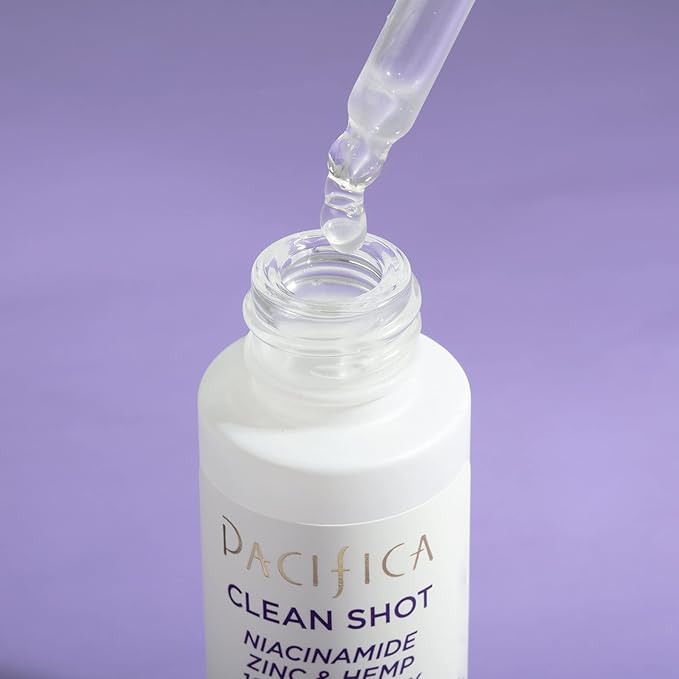 Pacifica Clean Shot Niacinamide Zinc and Hemp 10 Percent Complex Unisex 0.8 oz-GlimoraGlow
