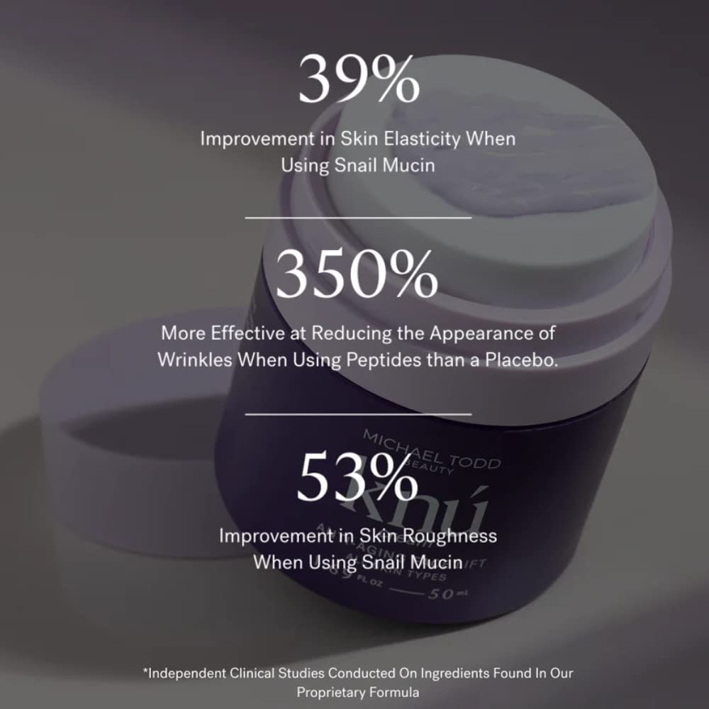 MICHAEL TODD Beauty KNU Cream – Face Lifting, Brightening & Tightening Cream – For Moisturizing & Rejuvenating – With Bakuchiol, Peptides & Snail Secretion – For All Skin Types – 1.68 fl oz/50 mL-GlimoraGlow