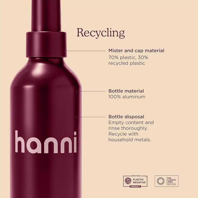 HANNI Water Balm Hydrating Body Mist, Moisturizer Spray with Hyaluronic Acid for All Skin Types, Lotion Replacement, 200 mL / 6.76 fl oz-GlimoraGlow