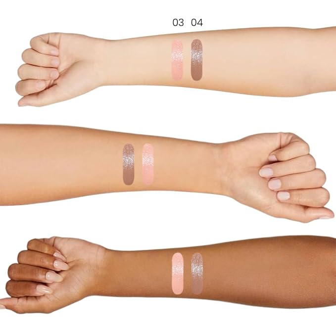 2 Pack Liquid Foundation Cream for Face Makeup,Durable Full Coverage Matte Concealer Make Up,Oil Control & Waterproof Base Primer -0.35+0.35 Fl.Oz (03+04#)-GlimoraGlow