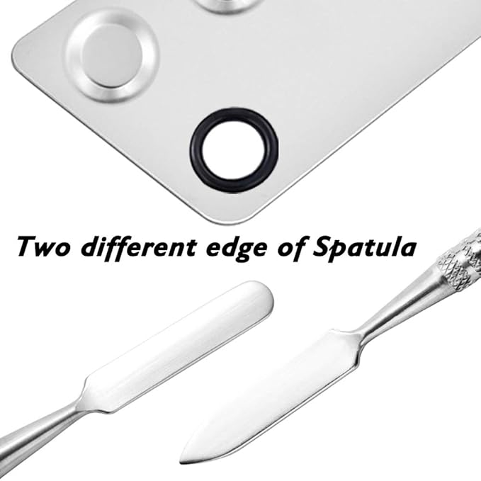 2 Styles Professional Makeup Palette with Spatula and 150 PCS Makeup Brush Kit, SourceTon Cosmetic Palette (5.9”x 3.9”) & Makeup Applicators (Mascara Wands, Lipstick Applicators, Fine Eyeliner Brush)-GlimoraGlow