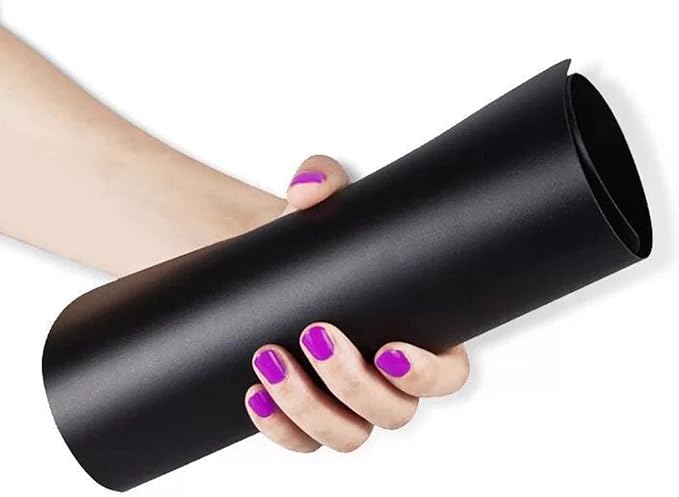 10Sheets Plastic Nail Art Palette Nail Painting Board Nail Drawing Board Nail Painting Mixed Color Palettes Paint Mixing Palette for Nail-Art Beauty Salon Color Cream Mixing, Black-GlimoraGlow