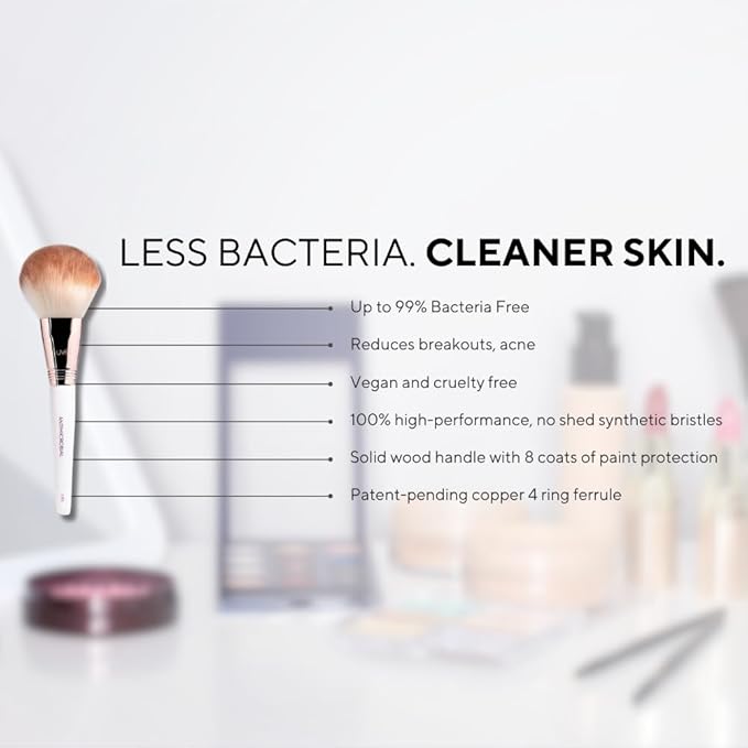 Professional Makeup Brush 11 Piece Set, Premium Synthetic Vegan Brushes Kit for Blending Powder, Foundation, Concealer, Blush & Eye Shadow, Cruelty-Free-GlimoraGlow