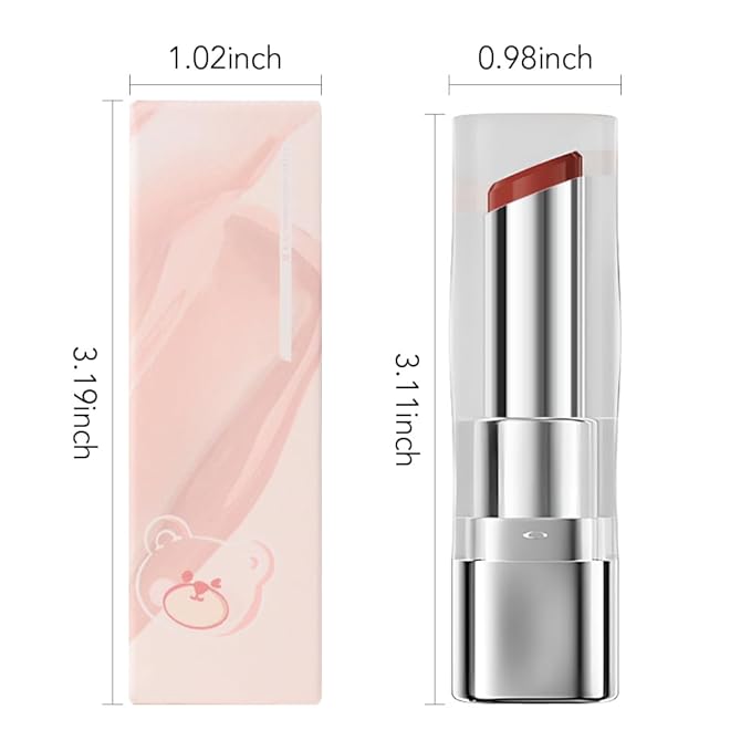 1Pcs Tinted Lip Balm Moisturizing Lipstick – Cool Plum Red Sheer Hydrating Lip Color for Dry Lips – Nourishing Lip Balm for All Women with a Subtle Natural Scent (S04 Winter)-GlimoraGlow