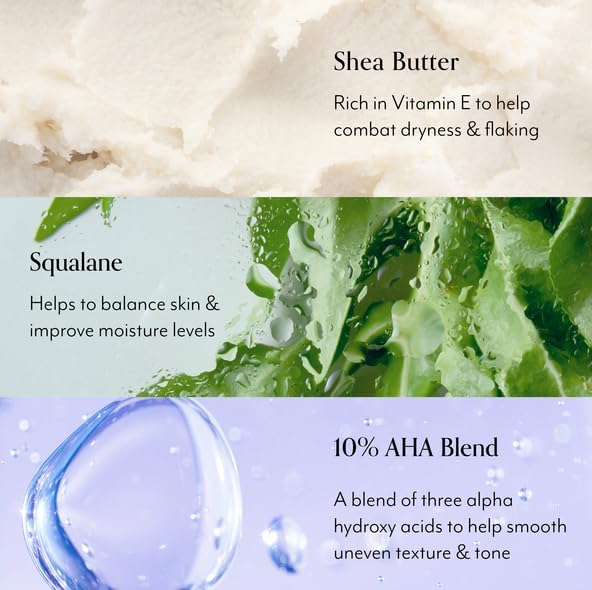 Bliss Body Butter Texture Takedown Skin Smoothing Lotion - Keratosis Pilaris KP - 6.7 Fl Oz - For Rough, Bumpy Skin - 10% AHA + Squalane + Shea Butter - Clean - Vegan & Cruelty-Free-GlimoraGlow