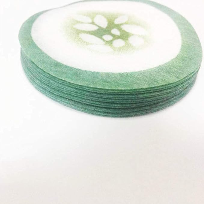 100pcs Under Eye Pads Disposable Cucumber Print Non-Woven Eye Patches Eyelash Pad DIY Eye Care Tool for Home Travel and Salon-GlimoraGlow