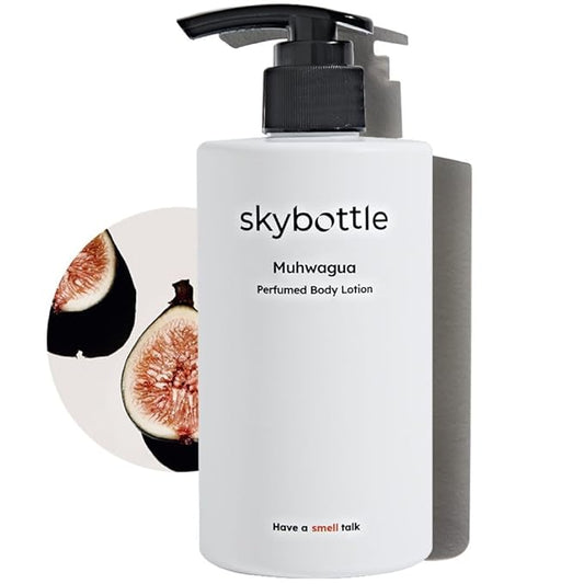 skybottle Perfumed Body Lotion with Pump, Fast Absorbing, Korean Skin Care, Figfruit, Woody Scented Lotion for Women & Men, 10.1 Fl. Oz-GlimoraGlow