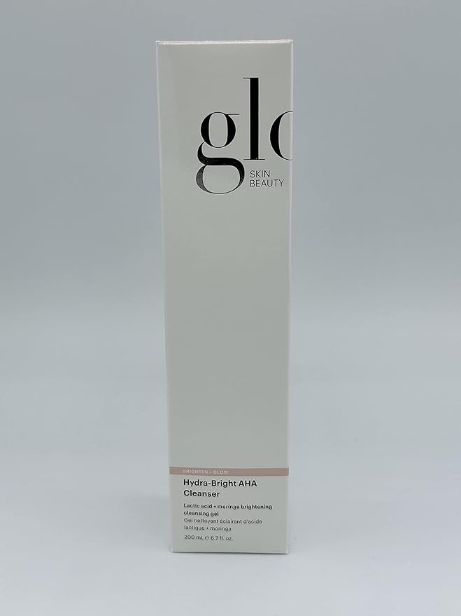 Glo Skin Beauty Hydra-Bright AHA Cleanser | Foaming Gel Cleanser Removes Makeup, Gently Exfoliates, Hydrates and Brightens Skin (6.7 Fl Oz)-GlimoraGlow