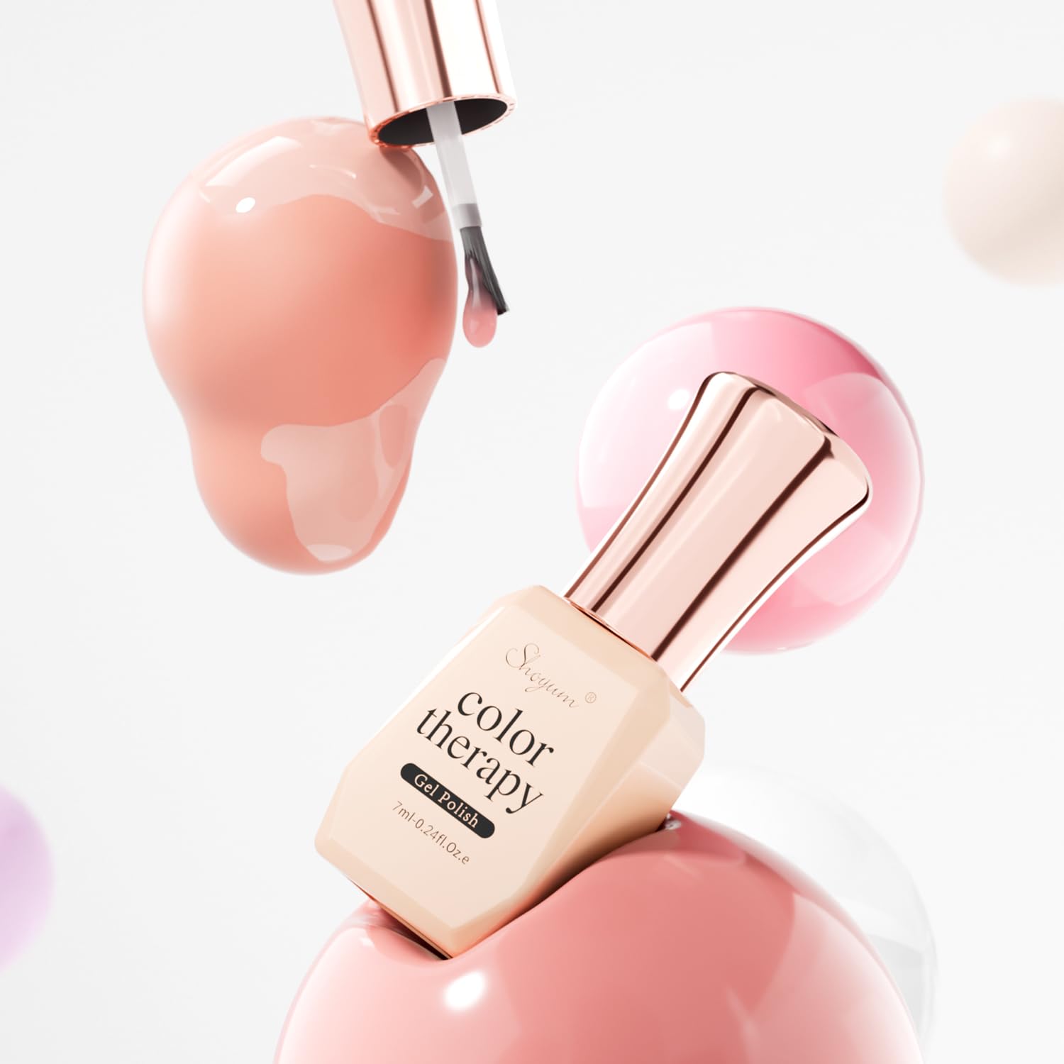 Jelly Pink Gel Nail Polish Set of 10 Colors Nude Gel Polish Kit UV LED Soak Off Nail Polish Gel Home DIY Manicure Nail Art Salon Varnish-GlimoraGlow