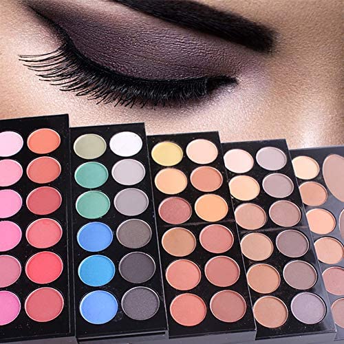 148 Colors Eyeshadow Palette Makeup Contouring Kit Combination with Eyebrow Powder, Lipgloss, Blusher, Press Powder and Concealer - Perfect for Professional and Daily Use-GlimoraGlow