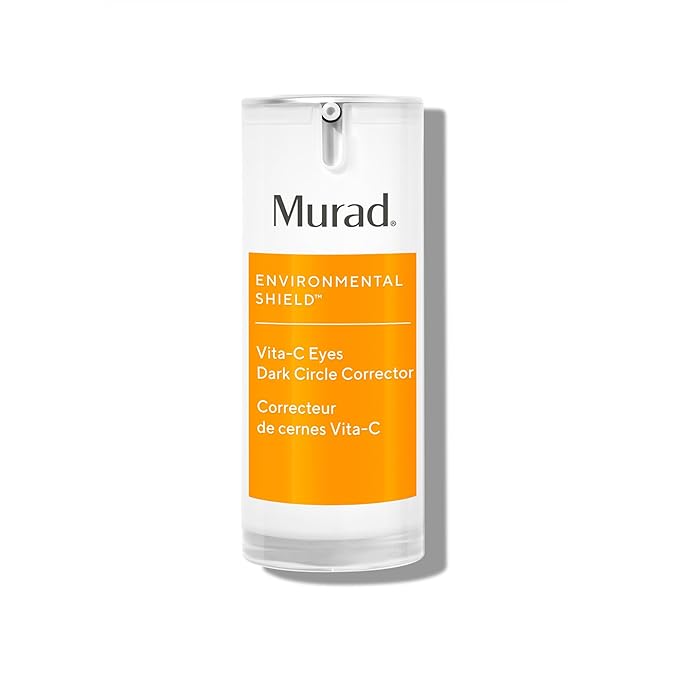 Murad Vita-C Eyes Dark Circle Corrector – Environmental Shield Vitamin C Brightening Serum – Anti-Aging Treatment for Puffiness and Wrinkles, 0.5 Fl Oz-GlimoraGlow