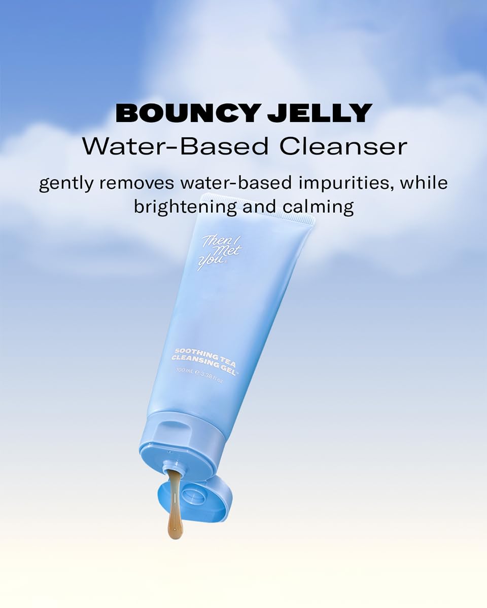Then I Met You The Cleansing Duo Set with Living Balm Oil Cleanser & Soothing Tea Cleansing Gel Water Cleanser-GlimoraGlow