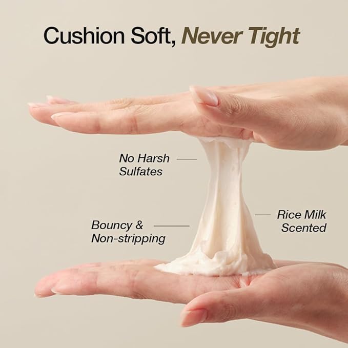 NDP Rice Mochi Deep Face Wash – Triple-Rice Airy Micro-Exfoliating Foam for Sensitive Skin, Phyto Mucin Hydration Shield, pH 5.5 Barrier-Safe Vegan Korean Skincare Cleanser, 4.05 fl oz (120 ml)-GlimoraGlow