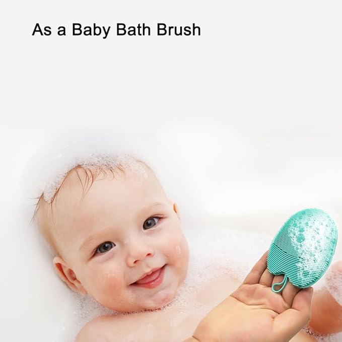 INNERNEED Soft Silicone Facial Cleansing Brush Set, Gentle Exfoliating and Massaging Face Scrubber Pad, Anti-Slip Design for Blackhead Removal and Skin Care (Pack of 3)-GlimoraGlow