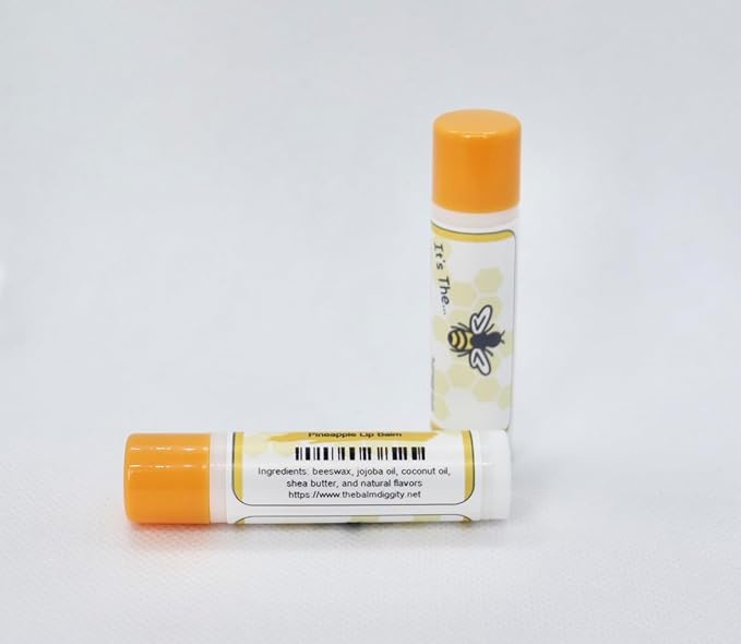 It's The Balm Diggity 2-pack Pineapple Beeswax, All-Natural, Moisturizing, and Nourishing Lip Balm Made With Just 5 Ingredients-GlimoraGlow