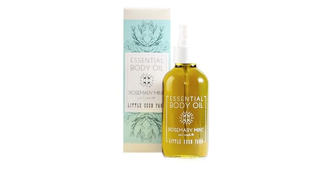 Little Seed Farm Essential Body Oil, Rosemary Mint, 4oz-GlimoraGlow