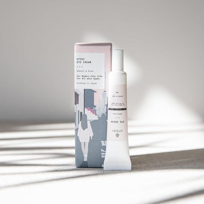 Japanese Anti Aging Firming Eye Cream - Anti Wrinkles & Puffiness - Minimize Bags Under Eyes Fine Lines & Dark Circles - Hydrating and Brightening with Collagen & Arginine (0.35 Fl Oz -10 g)-GlimoraGlow