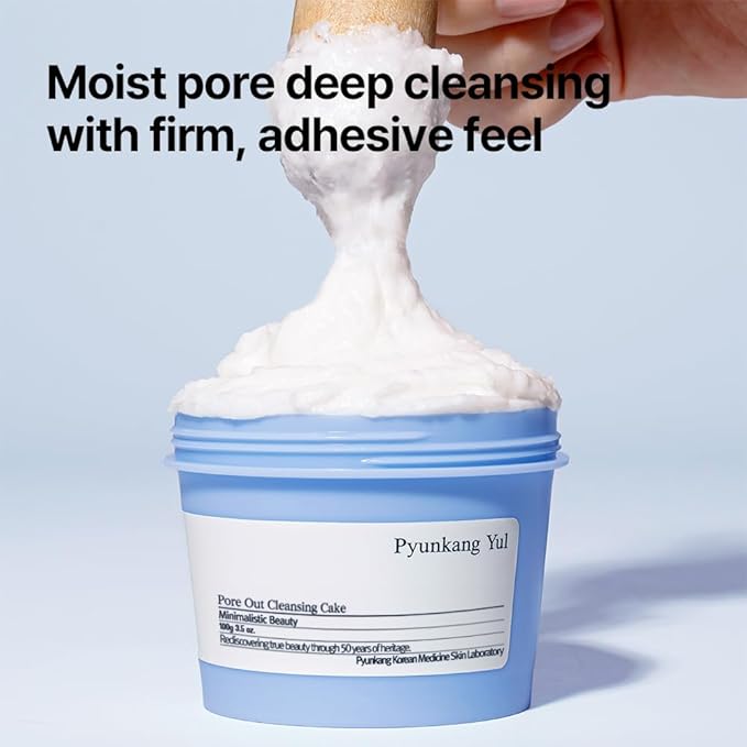 Pyunkang Yul PKY Pore Out Faicial Cleanser, Sticky Clay absorbs impurities & Makeup, Deep Pore Cleansing with Moisture (3.38 Fl. Oz, 100g)-GlimoraGlow