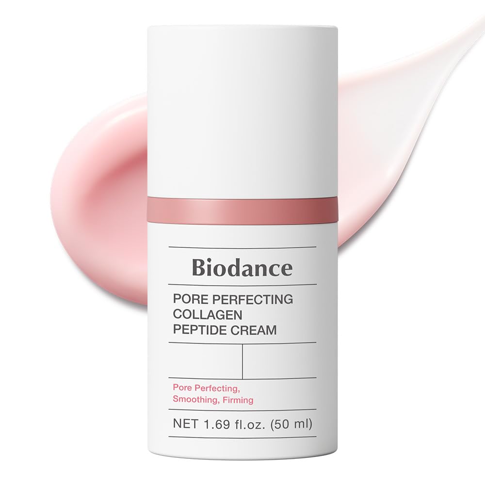 BIODANCE Pore Perfecting Collagen Peptide Cream, Hydrating, Plumping, Pore Care, Firming Facial Moisturizer, Korean Skincare | 1.69 fl.oz, 50ml-GlimoraGlow