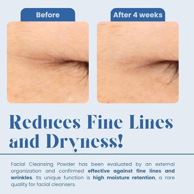 FANCL Facial Cleansing Powder - Japanese Facial Cleanser, Face Wash, Luxurious Foaming Lather, Hydrating, Preservative Free, Clean Skincare for Sensitive Skin [US Exclusive Edition]-GlimoraGlow