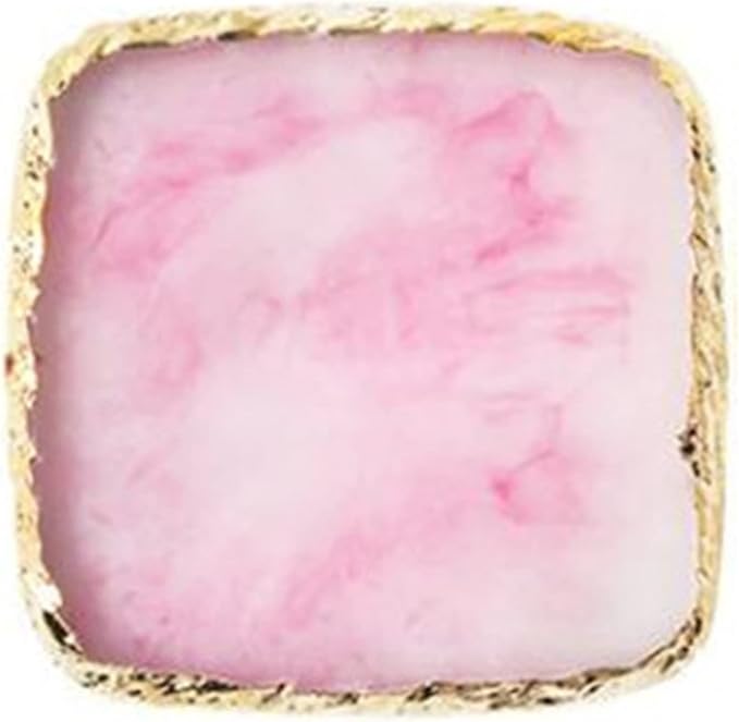 1 Piece Nail Art Palette Nail Polish Palette Mixing Palette Makeup Plate Nail Plate for Nail Art Nail Tip Holder Nail Art Display (pink square)-GlimoraGlow
