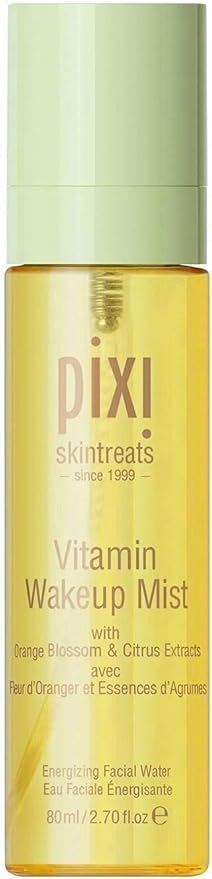 Pixi Vitamin-C Wakeup Mist | Helps Cool, Refresh, and Wake Up Skin | Adds Hydration | Boosting Treatment Toner | 2.7 fl oz / 80ml-GlimoraGlow