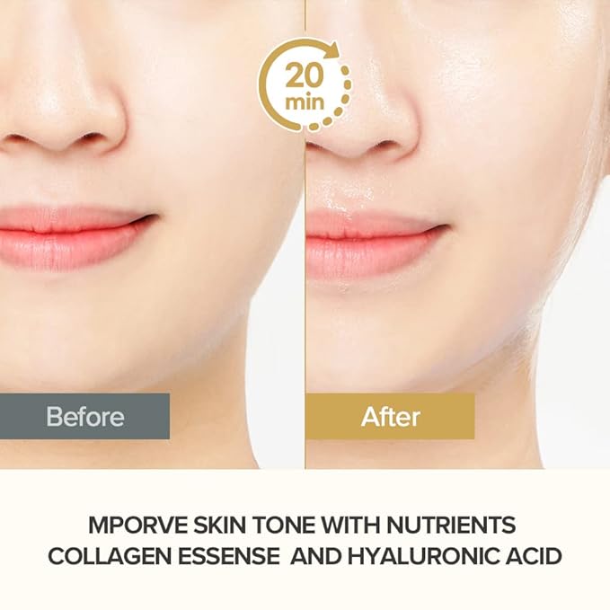 JMsolution Active Golden Caviar Nourishing Mask - Korean Skincare Facial Mask-Cavior extracted - collagen essense- 10 sheets for all skin type-GlimoraGlow