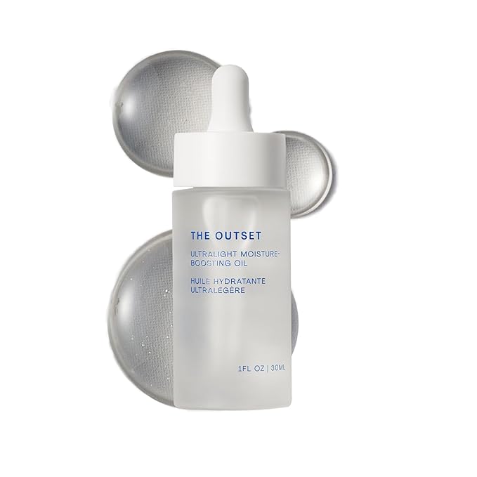 The Outset Ultralight Moisture Boosting Face Oil - Fragrance Free with Squalane - Non-clogging, Fast-Absorbing - Clean, Vegan, Gluten Free - All Skin Types, Sensitive Skin - 1 fl oz-GlimoraGlow