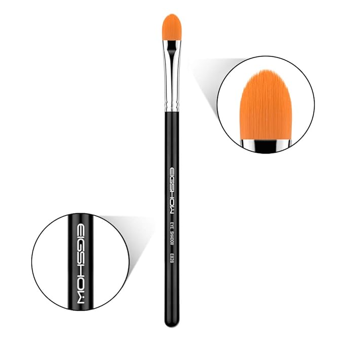 Eye Shadow Primer Applicator Brush for Blending, Concealer, Professional Tools for Applying Cream, Liquid Shadows and Eye Primer Base with Vegan Bristles by EIGSHOW-GlimoraGlow