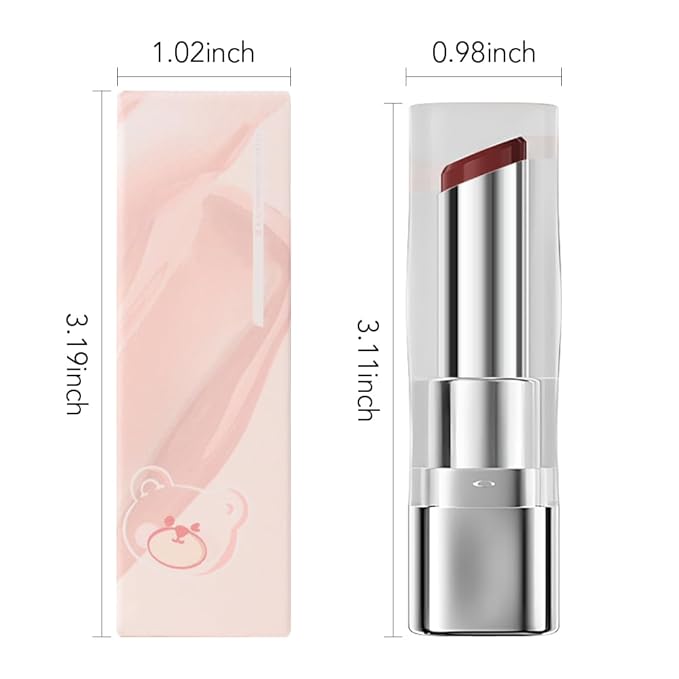 1Pcs Tinted Lip Balm Moisturizing Lipstick – Deep Rose Colored Bean Paste Sheer Hydrating Lip Color for Dry Lips Nourishing Lip Balm for All Women with a Subtle Natural Scent (S05 Four Seasons)-GlimoraGlow
