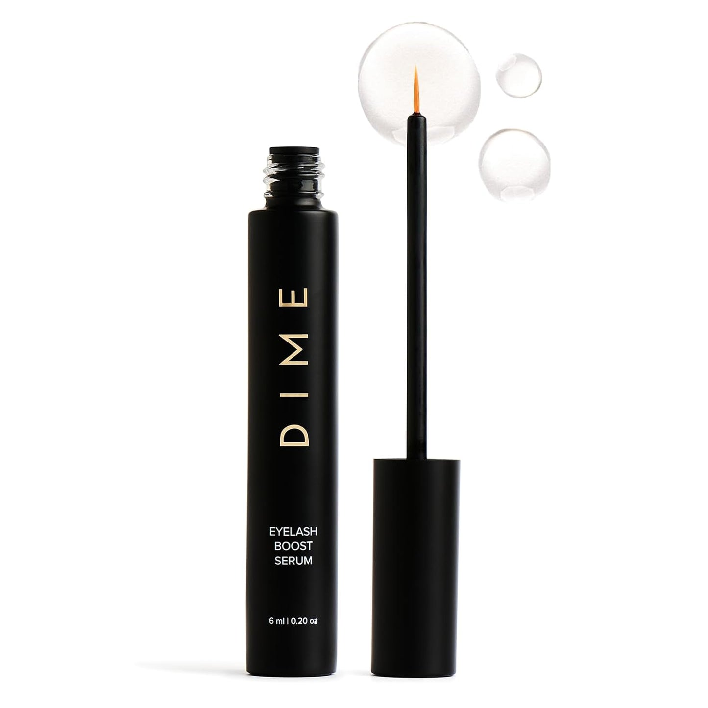 DIME Beauty Eyelash Boost Serum, Eyelash Growth Serum for Healthier, Longer, Thicker Eyelashes, 0.20 oz / 6 ml-GlimoraGlow