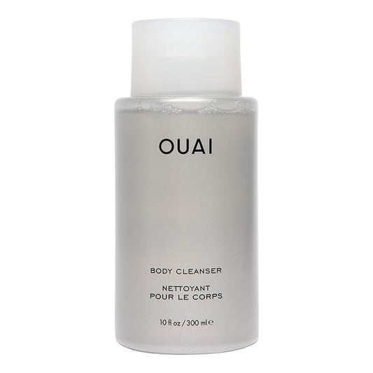 OUAI Body Cleanser, Dean Street - Foaming Body Wash with Jojoba Oil and Rosehip Oil to Hydrate, Nurture, Balance and Soften Skin - Paraben, Phthalate and Sulfate Free Skin Care Products - 10 Oz-GlimoraGlow