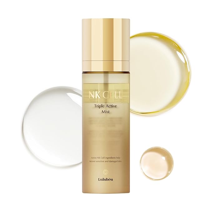 Triple Active Mist, Korean Skincare Glow Spray Serum, Hydrating All-in-One Face Treatment for Radiant, Dewy Skin, Lightweight Daily Routine Care with NK Cell Technology-GlimoraGlow