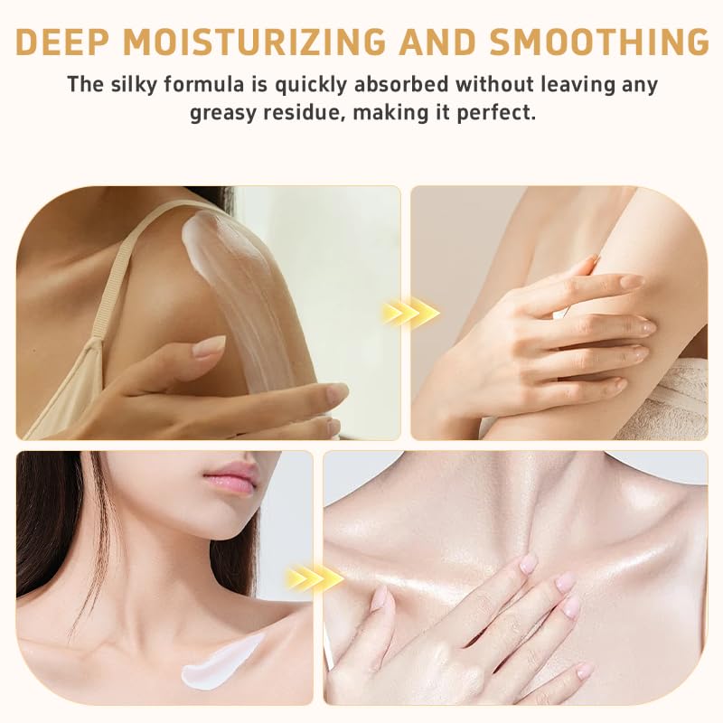 Champagne Lift Body Creme,lift firming body creme, with Luxe-Lift Firming Complex & Pink Pepperslim,Deep Hydration & Smoothing, Hydrates Dry Skin Arms & Legs (Vanilla)-GlimoraGlow