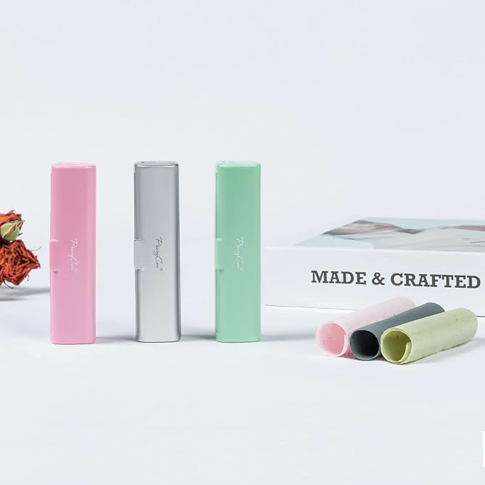 Natural Oil Blotting Paper Roll, Refillable Compact Dispenser No Shine Sheets, Absorb Excess Shine on Face or Scalp Instantly, Men and Women Facial Skin Care or Make Up Must Have (Green Tea)-GlimoraGlow