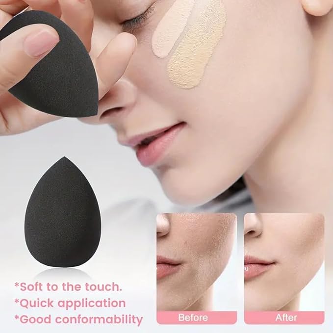 47Pcs Black Makeup Brushes Set Professional Makeup Kit Multi-functional Makeup Tool Set with Facial Makeup Accessories, Foundation Makeup Brush Kit Eye and Face Make up Brushes & Tools-GlimoraGlow