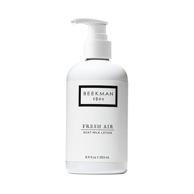 Beekman 1802 Goat Milk Body Lotion, Fresh Air - Scented - 8.9 oz - Hydrating & Moisturizing with Shea Butter - for Sensitive Skin - Cruelty Free - Packaging May Vary - Pump Included, Ready for Use-GlimoraGlow