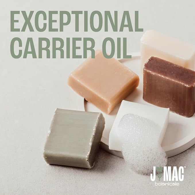 J MAC BOTANICALS Organic Fractionated Coconut Oil (16 Ounce Glass Bottle) Organic Carrier Oil and for DIluting Essential Oils, Moisturizer, Hair Care-GlimoraGlow